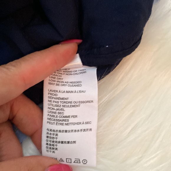 Maeve Blue Quinn Tank With Daisy Overlay Size 8 - Picture 7 of 7